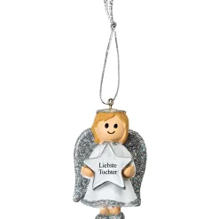 Anhänger Engel, Silber, Liebste Tochter, 5,5 Cm