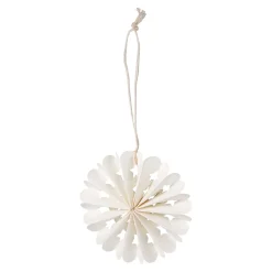 Anhänger Ornament, Stern/rund, 10.5 Cm