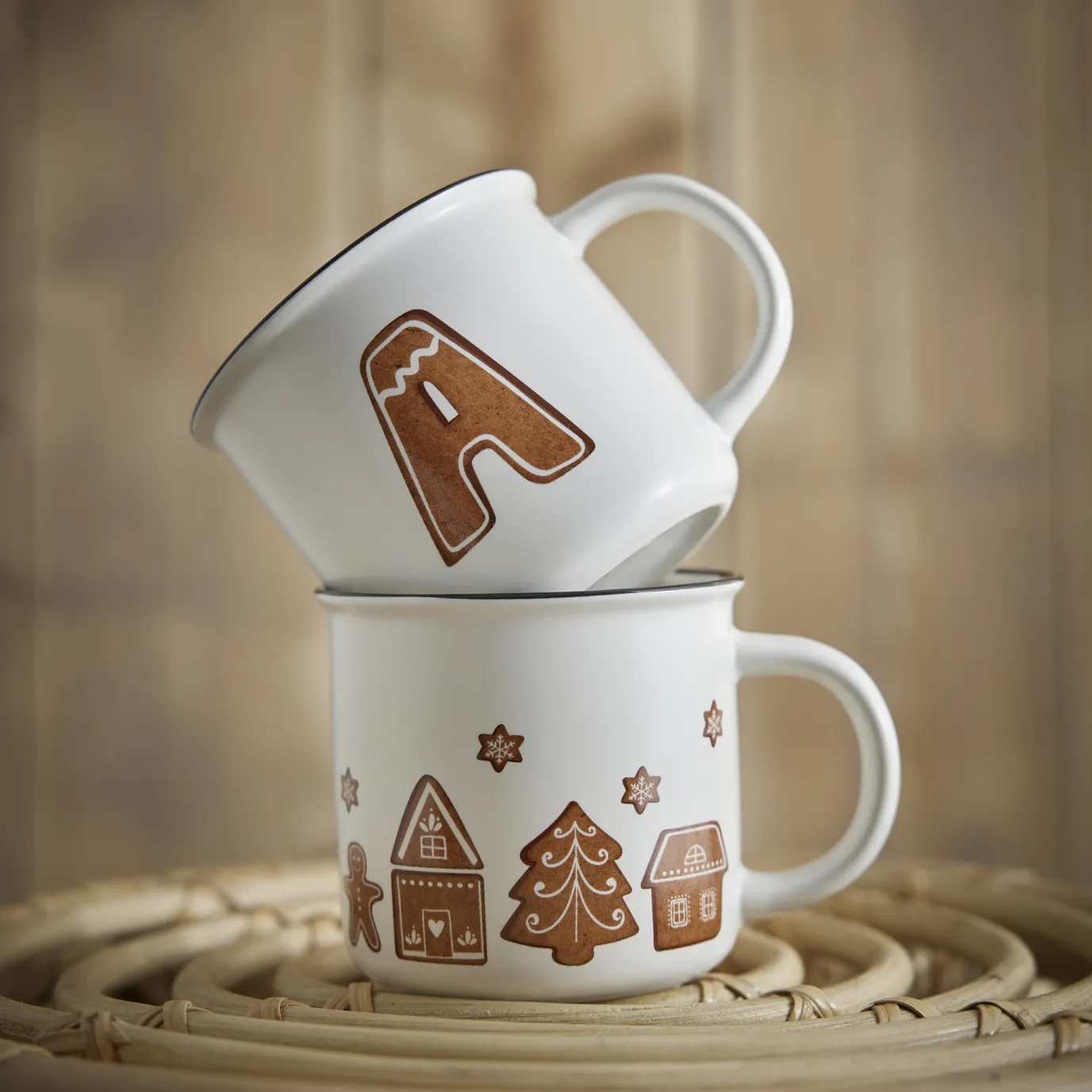 Becher Buchstabe/Lebkuchen, A, 380 Ml