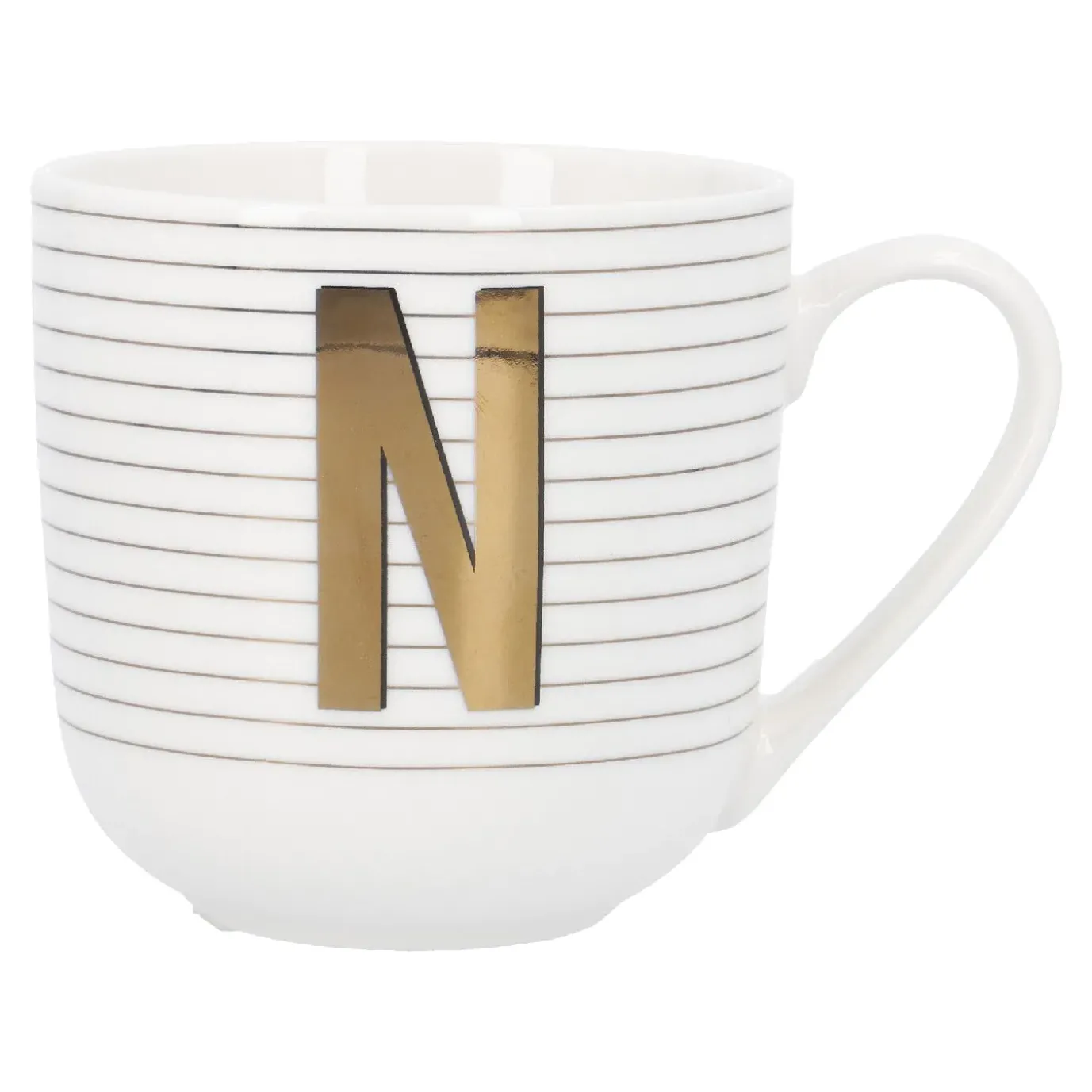 Becher Buchstabe/Streifen, N, 450 Ml