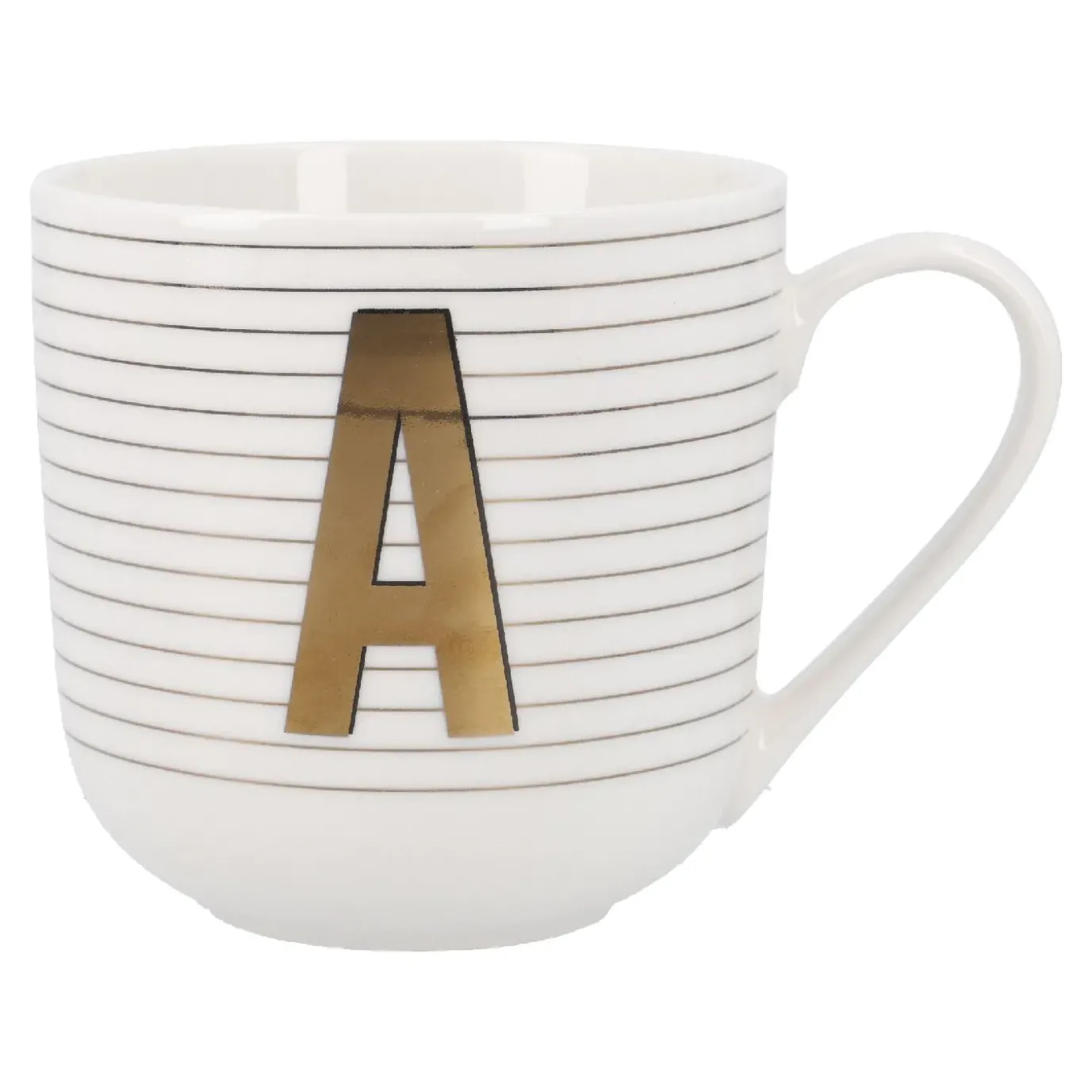 Becher Buchstabe/Streifen, A, 450 Ml