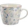 Becher China, Blau, Gräser, 300 Ml