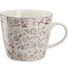 Becher China, Rosa, Wiese, 300 Ml