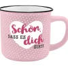 Becher Emaille-Optik, Schön, 350 Ml