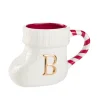 Becher Stiefel Mit Buchstabe, B/weiß, 400 Ml