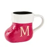 Becher Stiefel Mit Buchstabe, M/rot, 400 Ml