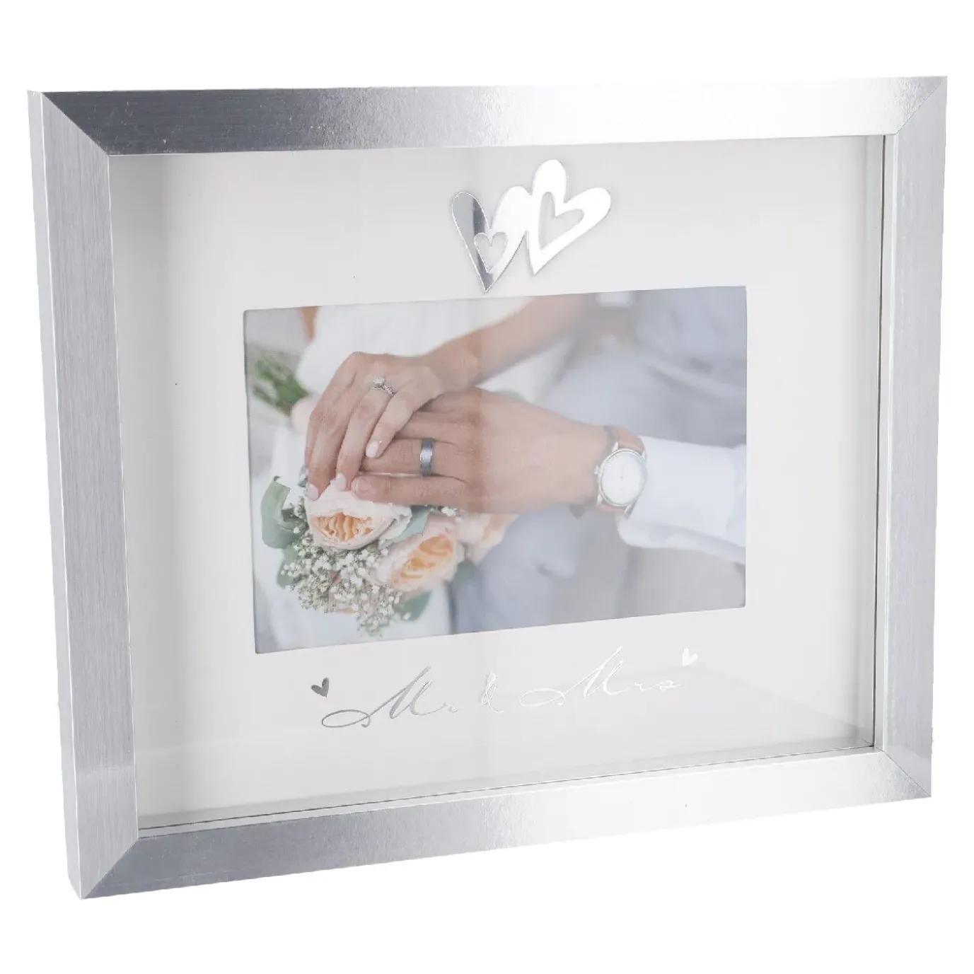 Bilderrahmen Hochzeit, Mr. & Mrs., 15 X 10 Cm