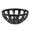Deko-Schale Streben, Schwarz-matt, 27 Cm