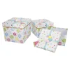 3er Set Geschenkkarton Geburtstag/Quadro, Partyhut