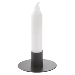 2er Set Untersetzer Stabkerze, Braun Matt, 8 X 3 Cm