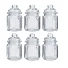 6er Set Vorratsglas Country, Geriffelt, 250 Ml