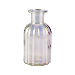 Flaschenvase Pearl, Rillen/rund, 10.5 Cm