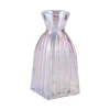 Flaschenvase Pearl, Rillen/eckig, 11 Cm