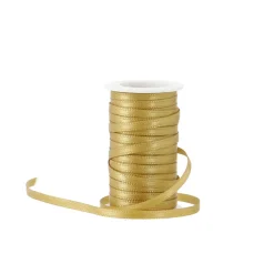 Geschenkband Satin, Gold, 3mm X 10m