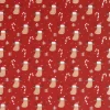 Geschenkpapier Mix, Elch/rot, 2 M