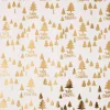 Geschenkpapier Prägung, Schrift/Baum/creme, 2 M