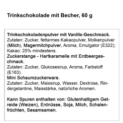 Geschenk-Set Trinkschokolade + Becher, Haus/Lichterkette