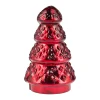 Glas-Tanne Antik, Raute/rot, 6 X 9 Cm