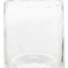 Glas-Windlicht Zylinder, Dick, 19 X 24 Cm
