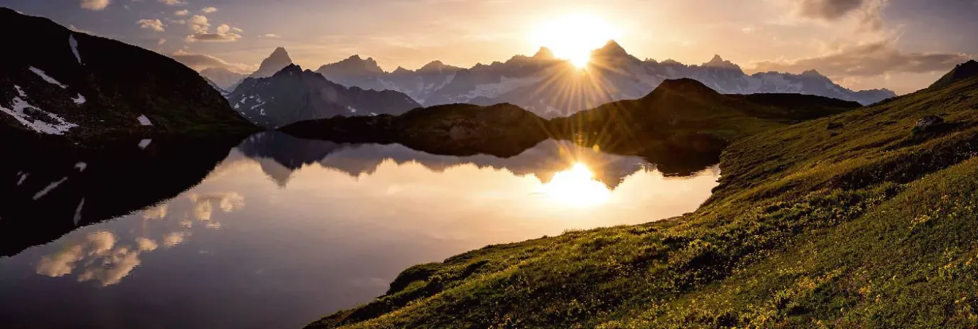 Jumboposter Mountain Evening Sunset, Nr. 6