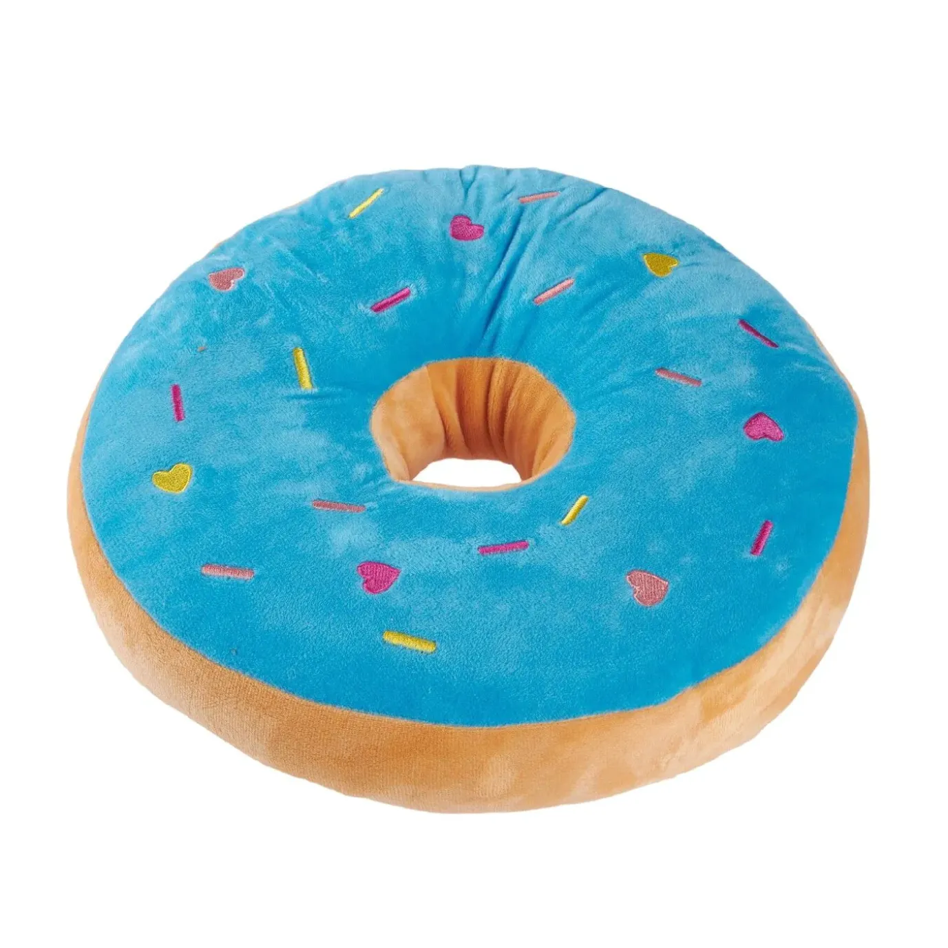 Kissen Donut, Blau, 31 Cm