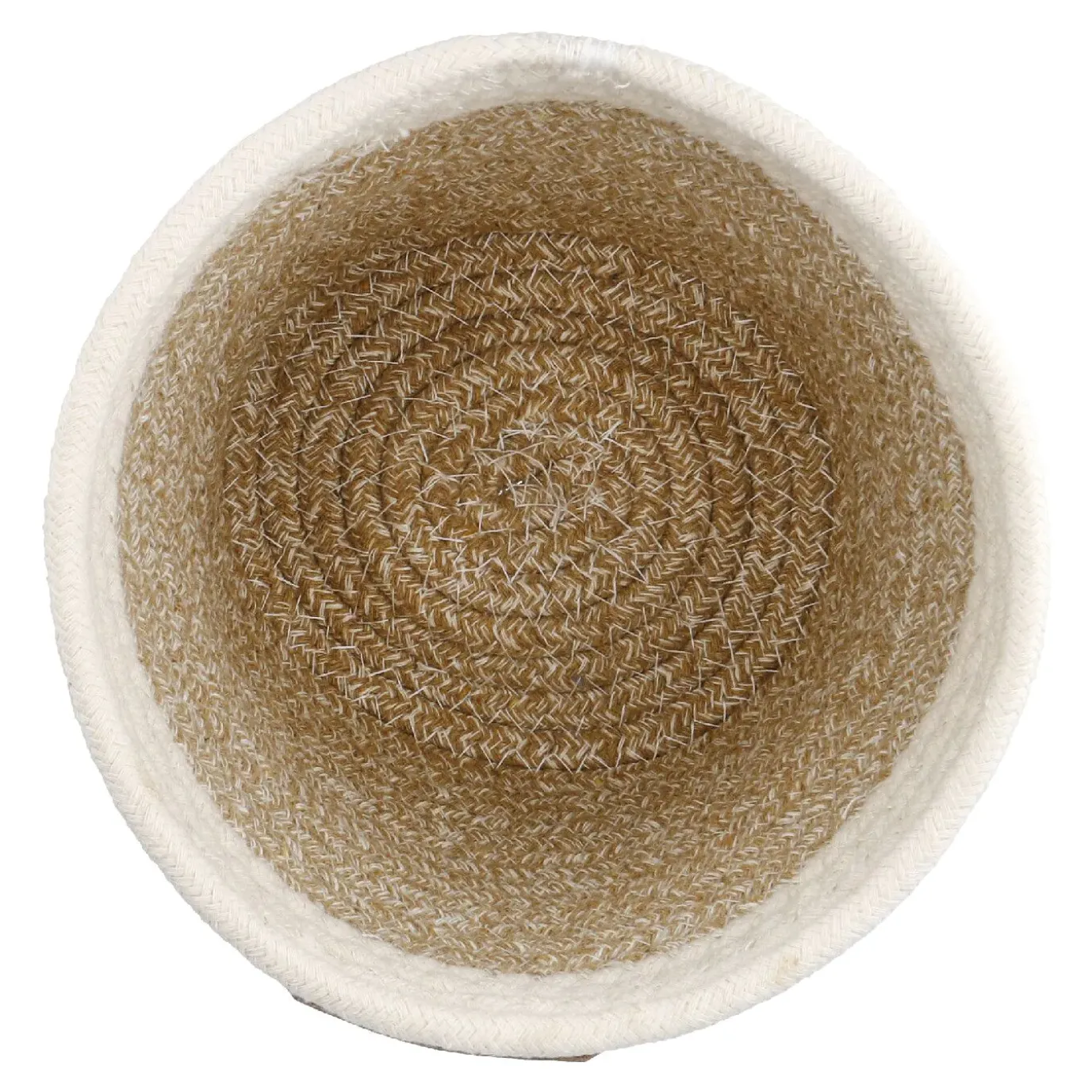 Korb Hoch, Rund/natur-weiß, 18 X 16.5 Cm