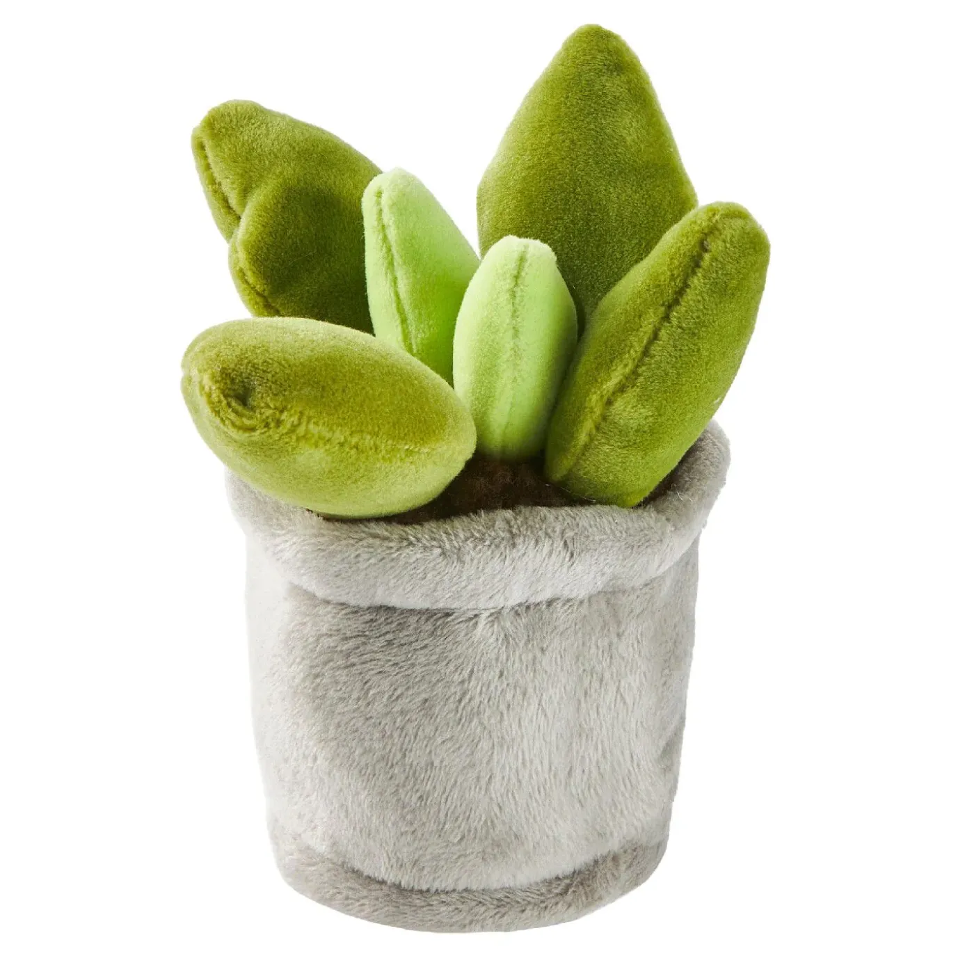 Kuscheltier Topfpflanze, Grau, 13 Cm