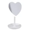 LED-Spiegel Form, Herz/weiß, 26 Cm