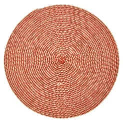 Platzset Olana, Rund/terracotta, 38 Cm