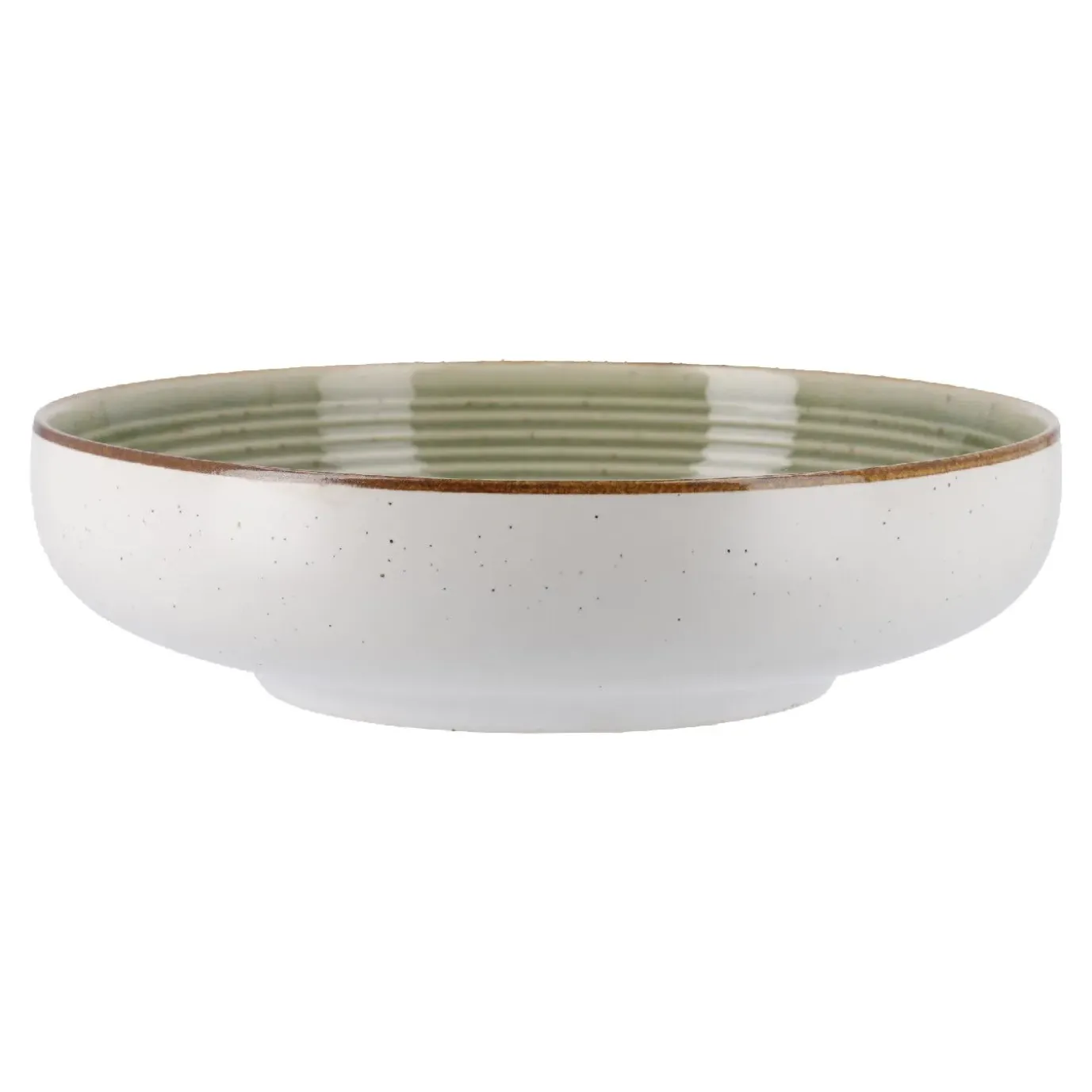 Schale Rille, Grün, 16 Cm