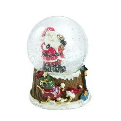 Schneekugel Figur, Weihnachtsmann, 4.5 X 6 Cm