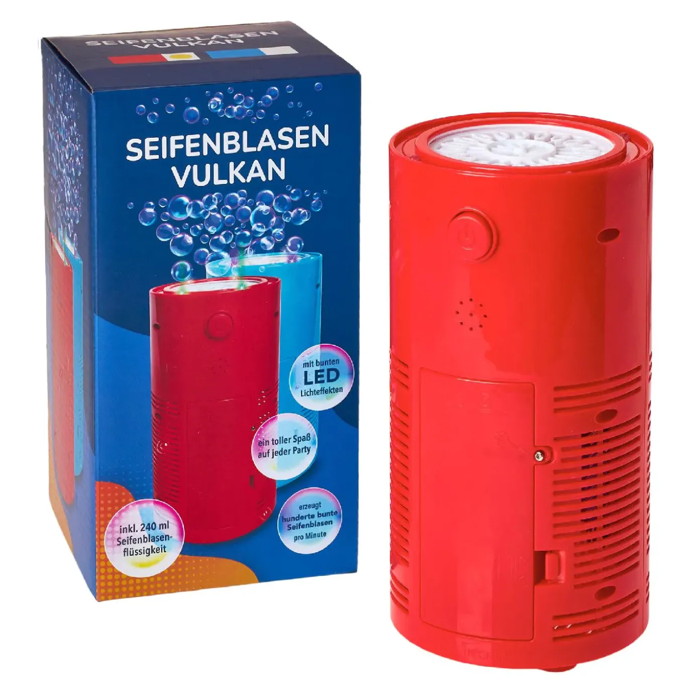 Seifenblasen-Säule, Rot, 21 Cm