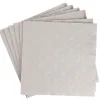 Serviette Artdeco, Prägung, Taupe, 16 Stück