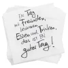 Serviette Guter Tag, 20 Stück
