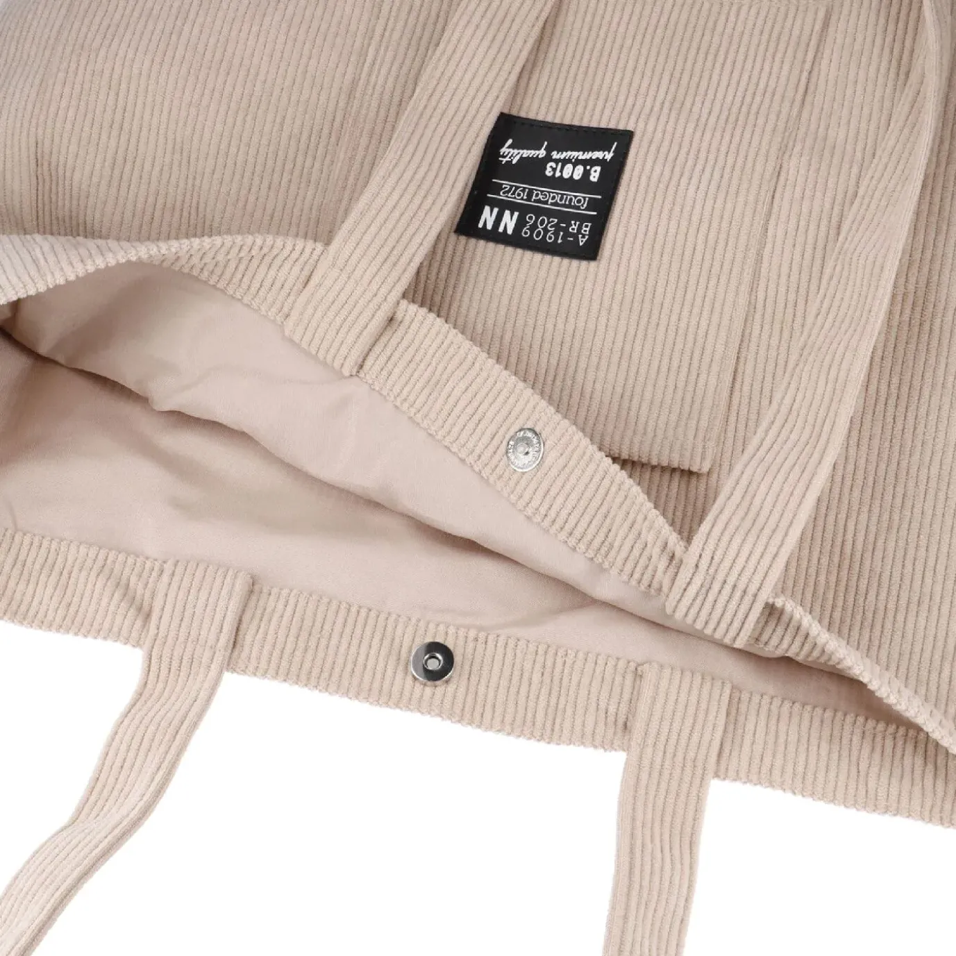 Shopper Cord, Beige