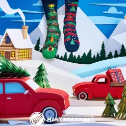 Socken Xmas, Weihnachtsbaum, Gr. 43-46