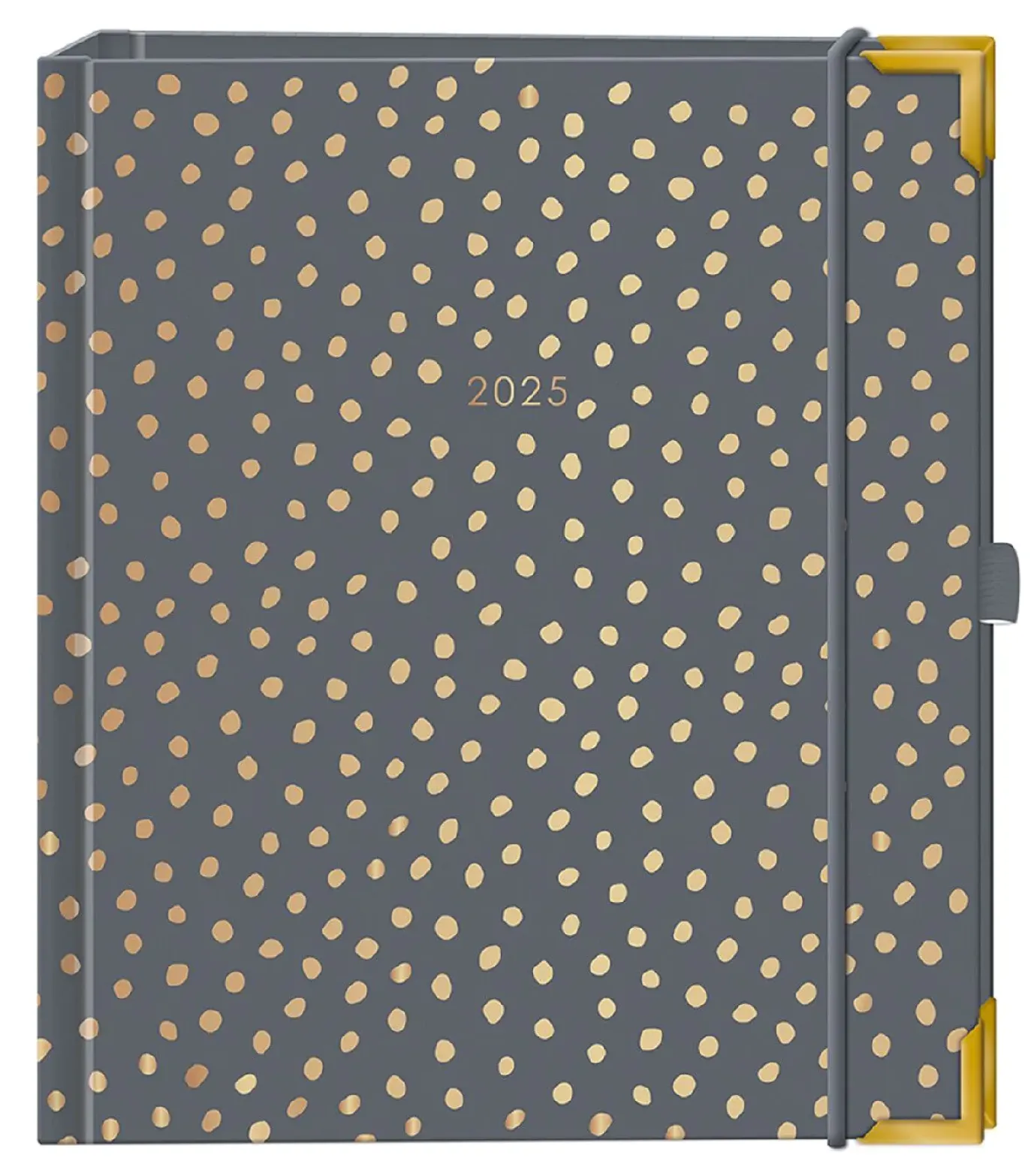 Terminplaner Premium 2025, Dunkelgrau