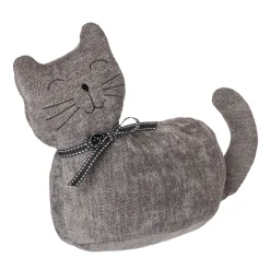 Türstopper Katze, Stehend/dunkelgrau, 32 X 25 Cm