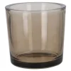 Windlicht Zylinder, Dick/taupe/transparent, 12.5 X 12 Cm